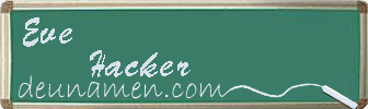 Eve Hacker Visitenkarte